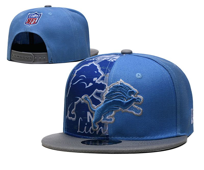 2022 NFL Detroit Lions Hat TX 04181->->Sports Caps